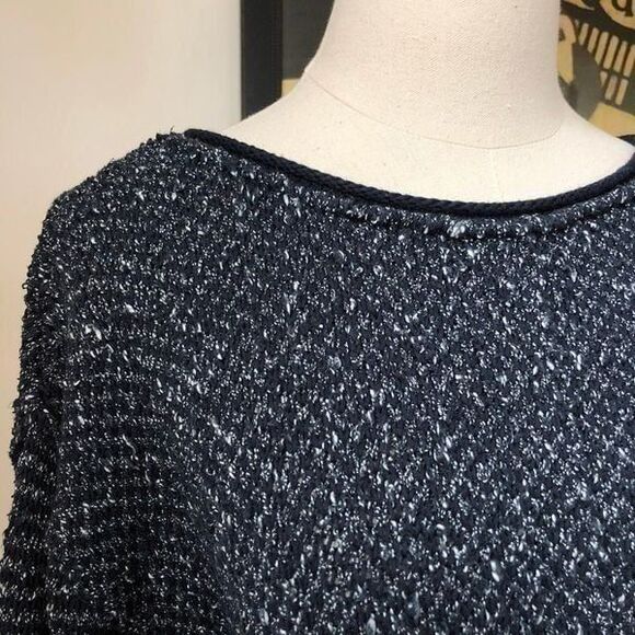 Free People Boxy Cropped Marled Knit XS - Picture 4 of 7